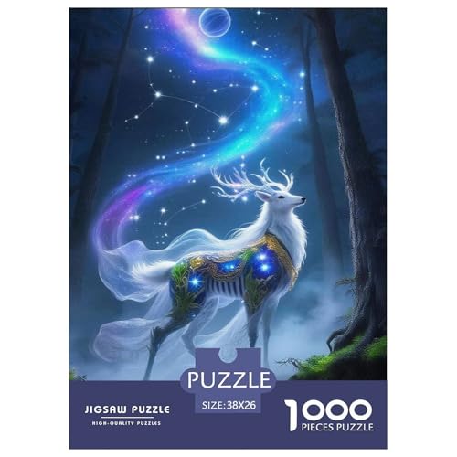Puzzle Für Erwachsene 1000 Teile Hirsch Pädagogisches Spiel Animal Theme Geschenke Für Damen Für Erwachsene Kinder 38x26cm Puzzle Für Erwachsene 1000 Teile Hirsch Pädagogisches Spiel Animal Theme Geschenke Für Damen Für Erwachsene Kinder 38x26cm von TZOVPCDFA