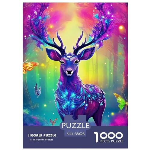 Puzzle Für Erwachsene 1000 Teile HirschLernspiel Geschenke Für Damen Für Erwachsene Und Kinder Ab 14 Jahren 38x26cm/1000pcs Puzzle Für Erwachsene 1000 Teile HirschLernspiel Geschenke Für Damen Für Erwachsene Und Kinder Ab 14 Jahren 38x26cm/1000pcs von TZOVPCDFA