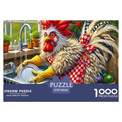 Puzzle Für Erwachsene 1000 Teile Hühnchen Puzzlespiele Fantasy Style Geschenke Für Männer Für Erwachsene Und Kinder Ab 14 Jahren 38x26cm von TZOVPCDFA