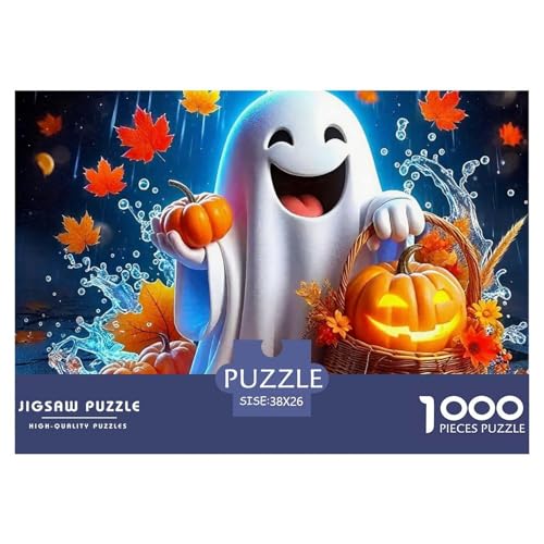 Puzzle Für Erwachsene 1000 Teile Jumbie KürbisseLernspiel Halloween Theme Für Familie Freunde Für Erwachsene Kinder 38x26cm/1000pcs von TZOVPCDFA