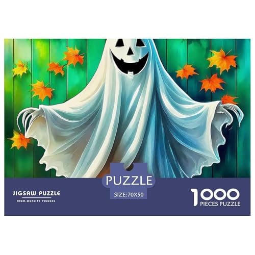 Puzzle Für Erwachsene 1000 Teile Jumbie KürbisseLernspiel Halloween Theme Für Familie Freunde Für Erwachsene Kinder 70x50cm/1000pcs von TZOVPCDFA