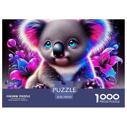 Puzzle Für Erwachsene 1000 Teile KoalaLernspiel DschungelAnimal Theme Geschenke Für Damen Für Erwachsene Und Kinder Ab 14 Jahren 70x50cm/1000pcs von TZOVPCDFA