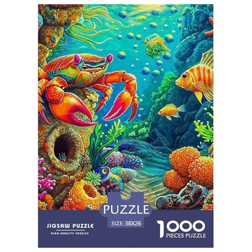 Puzzle Für Erwachsene 1000 Teile Krabben Puzzlespiele Animal Theme Für Familie Freunde Für Erwachsene Und Kinder Ab 14 Jahren 38x26cm Puzzle Für Erwachsene 1000 Teile Krabben Puzzlespiele Animal Theme Für Familie Freunde Für Erwachsene Und Kinder Ab 14 Jahren 38x26cm von TZOVPCDFA