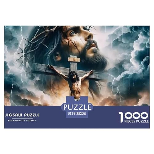 Puzzle Für Erwachsene 1000 Teile KreuzErwachsene Puzzles Pädagogisches Spiel JesusGeschenke Für Damen Für Erwachsene Kinder 38x26cm/1000pcs Puzzle Für Erwachsene 1000 Teile KreuzErwachsene Puzzles Pädagogisches Spiel JesusGeschenke Für Damen Für Erwachsene Kinder 38x26cm/1000pcs von TZOVPCDFA