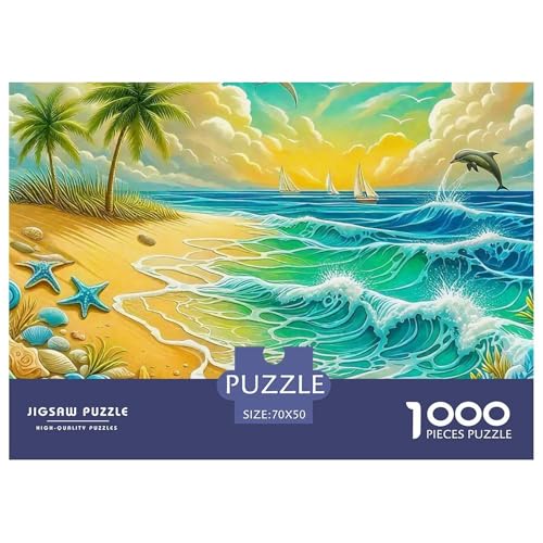 Puzzle Für Erwachsene 1000 Teile KüstenlandschaftLernspiel Coastal Theme Geschenke Für Männer Für Erwachsene Und Kinder Ab 14 Jahren 70x50cm/1000pcs von TZOVPCDFA