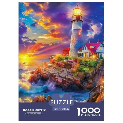 Puzzle Für Erwachsene 1000 Teile LeuchtturmHerausforderung Spielzeug KüstenlandschaftTheme Für Familie Freunde Für Erwachsene Und Kinder Ab 14 Jahren 38x26cm/1000pcs Puzzle Für Erwachsene 1000 Teile LeuchtturmHerausforderung Spielzeug KüstenlandschaftTheme Für Familie Freunde Für Erwachsene Und Kinder Ab 14 Jahren 38x26cm/1000pcs von TZOVPCDFA