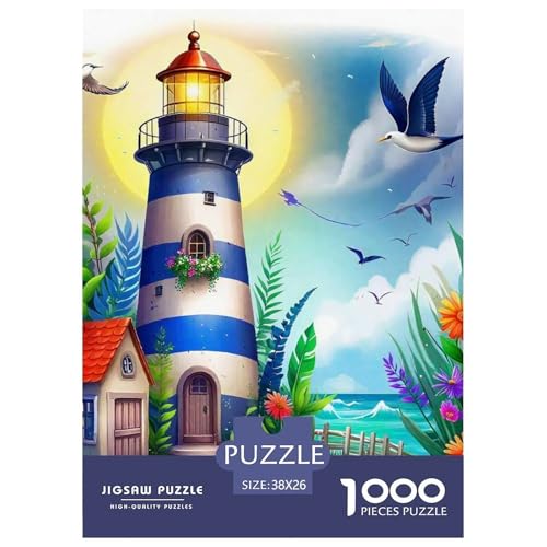 Puzzle Für Erwachsene 1000 Teile LeuchtturmHerausforderung Spielzeug KüstenlandschaftTheme Geschenke Für Damen Für Erwachsene Und Kinder Ab 14 Jahren 38x26cm/1000pcs Puzzle Für Erwachsene 1000 Teile LeuchtturmHerausforderung Spielzeug KüstenlandschaftTheme Geschenke Für Damen Für Erwachsene Und Kinder Ab 14 Jahren 38x26cm/1000pcs von TZOVPCDFA