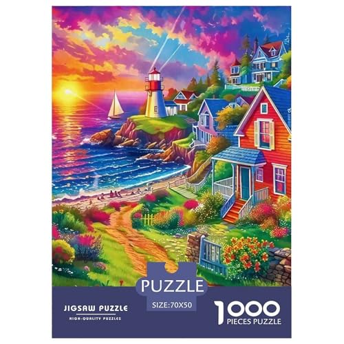 Puzzle Für Erwachsene 1000 Teile LeuchtturmLernspiel KüstenlandschaftTheme Geschenke Für Damen Für Erwachsene Und Kinder Ab 14 Jahren 70x50cm/1000pcs Puzzle Für Erwachsene 1000 Teile LeuchtturmLernspiel KüstenlandschaftTheme Geschenke Für Damen Für Erwachsene Und Kinder Ab 14 Jahren 70x50cm/1000pcs von TZOVPCDFA