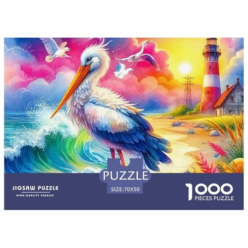 Puzzle Für Erwachsene 1000 Teile LeuchtturmLernspiel KüstenlandschaftTheme Geschenke Für Damen Für Erwachsene Und Kinder Ab 14 Jahren 70x50cm/1000pcs von TZOVPCDFA