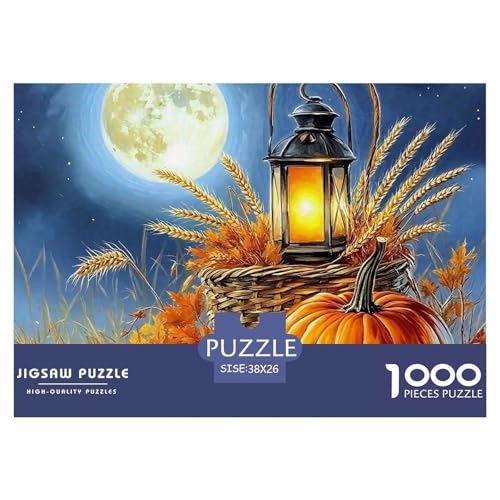 Puzzle Für Erwachsene 1000 Teile Mond Pädagogisches Spiel Pumpkin and Lamp Für Familie Freunde Für Erwachsene Kinder 38x26cm Puzzle Für Erwachsene 1000 Teile Mond Pädagogisches Spiel Pumpkin and Lamp Für Familie Freunde Für Erwachsene Kinder 38x26cm von TZOVPCDFA