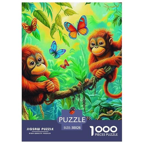 Puzzle Für Erwachsene 1000 Teile Orangutan Puzzlespiele Animal Theme Für Familie Freunde Für Erwachsene Und Kinder Ab 14 Jahren 38x26cm Puzzle Für Erwachsene 1000 Teile Orangutan Puzzlespiele Animal Theme Für Familie Freunde Für Erwachsene Und Kinder Ab 14 Jahren 38x26cm von TZOVPCDFA