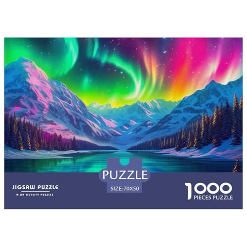 Puzzle Für Erwachsene 1000 Teile Polar Bären Puzzlespiele Aurora Borealis Für Familie Freunde Für Erwachsene Kinder 70x50cm Puzzle Für Erwachsene 1000 Teile Polar Bären Puzzlespiele Aurora Borealis Für Familie Freunde Für Erwachsene Kinder 70x50cm von TZOVPCDFA