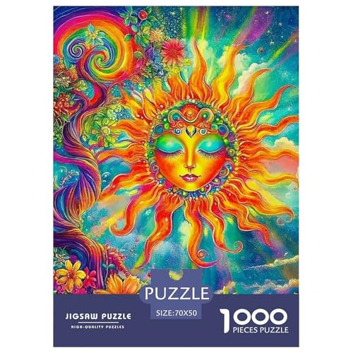 Puzzle Für Erwachsene 1000 Teile Sonne Puzzlespiele Fantasy Style Geschenke Für Männer Für Erwachsene Und Kinder Ab 14 Jahren 70x50cm von TZOVPCDFA