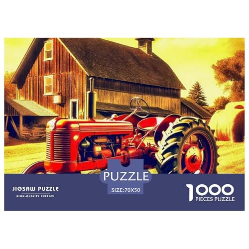 Puzzle Für Erwachsene 1000 Teile TraktorLernspiel Farm Theme Geschenke Für Damen Für Erwachsene Und Kinder Ab 14 Jahren 70x50cm/1000pcs von TZOVPCDFA