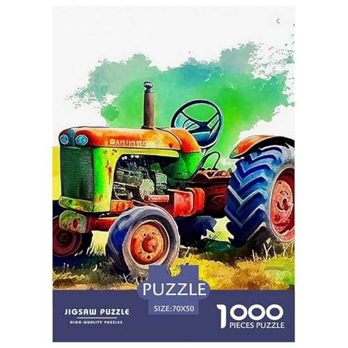Puzzle Für Erwachsene 1000 Teile TraktorLernspiel Farm Theme Geschenke Für Damen Für Erwachsene Und Kinder Ab 14 Jahren 70x50cm/1000pcs von TZOVPCDFA