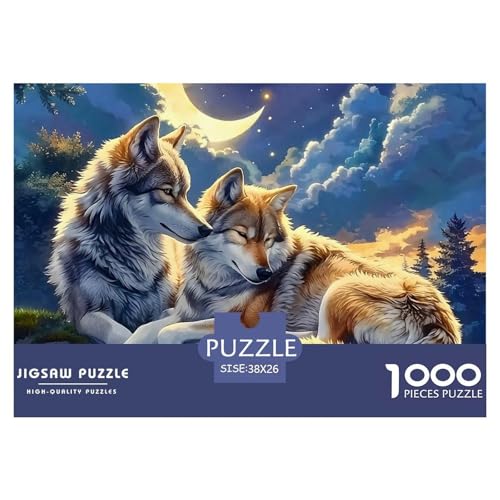 Puzzle Für Erwachsene 1000 Teile WolfLernspiel Wildlife Theme Geschenke Für Damen Für Erwachsene Und Kinder Ab 14 Jahren 38x26cm/1000pcs Puzzle Für Erwachsene 1000 Teile WolfLernspiel Wildlife Theme Geschenke Für Damen Für Erwachsene Und Kinder Ab 14 Jahren 38x26cm/1000pcs von TZOVPCDFA