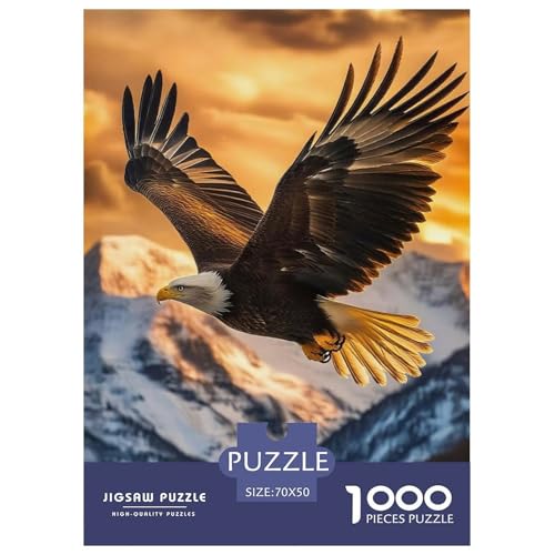 Puzzle Für Erwachsene 1000 Teilige AdlerErwachsene Puzzle Pädagogisches Spiel Animal Theme Geschenke Für Damen Für Erwachsene Kinder 70x50cm/1000pcs von TZOVPCDFA
