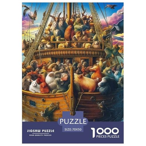 Puzzle Für Erwachsene 1000 Teilige Arche Lernspiel Salvation Ship Geschenke Für Damen Für Erwachsene Und Kinder Ab 14 Jahren 70x50cm Puzzle Für Erwachsene 1000 Teilige Arche Lernspiel Salvation Ship Geschenke Für Damen Für Erwachsene Und Kinder Ab 14 Jahren 70x50cm von TZOVPCDFA