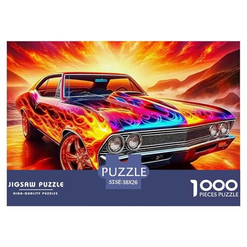 Puzzle Für Erwachsene 1000 Teilige AutoErwachsene Puzzle Lernspiel Vehicle Theme Geschenke Für Männer Für Erwachsene Kinder 38x26cm/1000pcs von TZOVPCDFA
