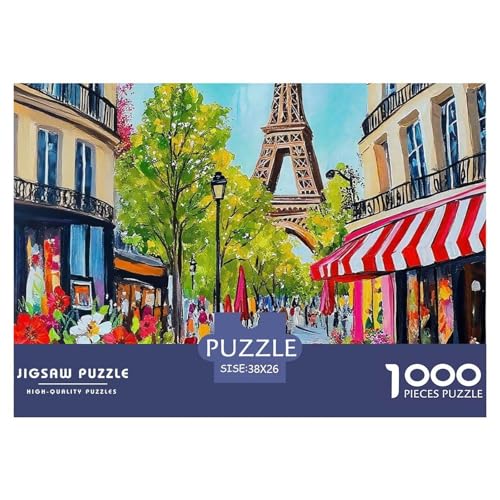 Puzzle Für Erwachsene 1000 Teilige Eiffelturm Puzzlespiele Landscape Theme Geschenke Für Damen Für Erwachsene Und Kinder Ab 14 Jahren 38x26cm Puzzle Für Erwachsene 1000 Teilige Eiffelturm Puzzlespiele Landscape Theme Geschenke Für Damen Für Erwachsene Und Kinder Ab 14 Jahren 38x26cm von TZOVPCDFA