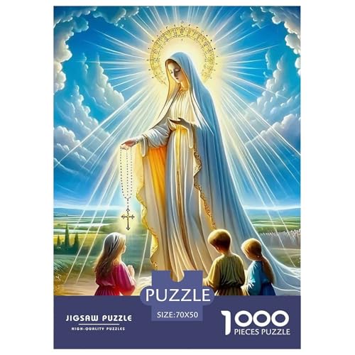 Puzzle Für Erwachsene 1000 Teilige EngelErwachsene Puzzle Lernspiel JesusChrist Geschenke Für Männer Für Erwachsene Kinder 70x50cm/1000pcs von TZOVPCDFA