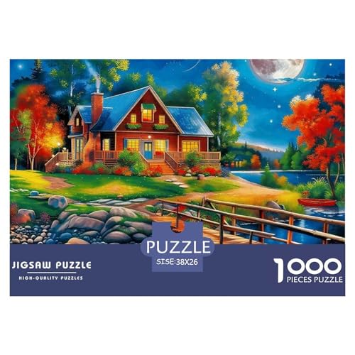 Puzzle Für Erwachsene 1000 Teilige Ferienhaus Pädagogisches Spiel Country Style Geschenke Für Damen Für Erwachsene Kinder 38x26cm Puzzle Für Erwachsene 1000 Teilige Ferienhaus Pädagogisches Spiel Country Style Geschenke Für Damen Für Erwachsene Kinder 38x26cm von TZOVPCDFA