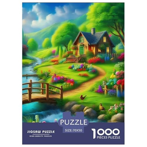 Puzzle Für Erwachsene 1000 Teilige Ferienhaus Pädagogisches Spiel Country Style Geschenke Für Männer Für Erwachsene Kinder 70x50cm Puzzle Für Erwachsene 1000 Teilige Ferienhaus Pädagogisches Spiel Country Style Geschenke Für Männer Für Erwachsene Kinder 70x50cm von TZOVPCDFA
