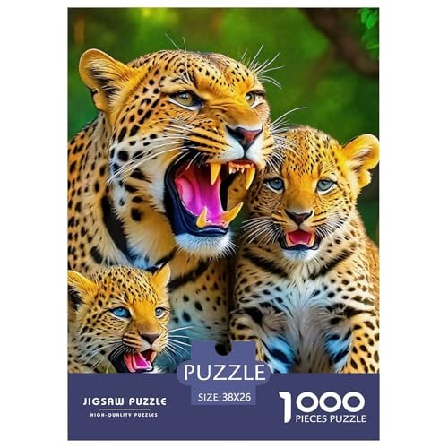 Puzzle Für Erwachsene 1000 Teilige Gepard Lernspiel Wildlife Theme Geschenke Für Männer Für Erwachsene Kinder 38x26cm von TZOVPCDFA