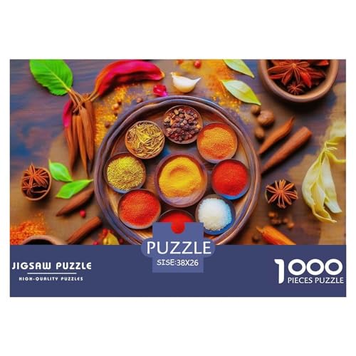 Puzzle Für Erwachsene 1000 Teilige Gewürz Lernspiel Ingredients Theme Geschenke Für Damen Für Erwachsene Und Kinder Ab 14 Jahren 38x26cm Puzzle Für Erwachsene 1000 Teilige Gewürz Lernspiel Ingredients Theme Geschenke Für Damen Für Erwachsene Und Kinder Ab 14 Jahren 38x26cm von TZOVPCDFA