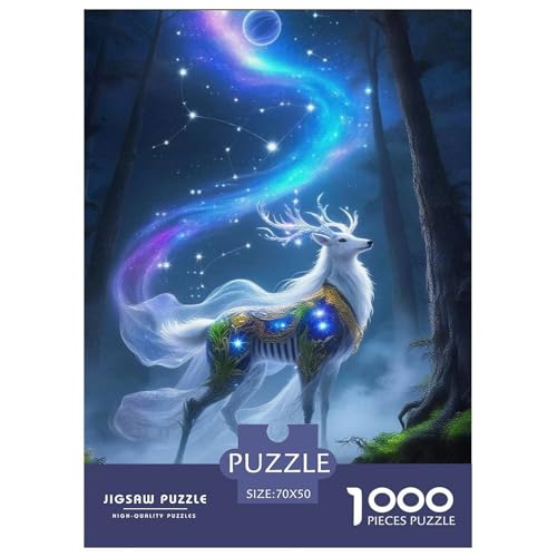 Puzzle Für Erwachsene 1000 Teilige Hirsch Lernspiel Animal Theme Geschenke Für Damen Für Erwachsene Und Kinder Ab 14 Jahren 70x50cm Puzzle Für Erwachsene 1000 Teilige Hirsch Lernspiel Animal Theme Geschenke Für Damen Für Erwachsene Und Kinder Ab 14 Jahren 70x50cm von TZOVPCDFA