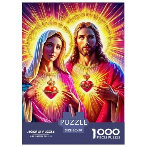 Puzzle Für Erwachsene 1000 Teilige JesusErwachsene Puzzle Lernspiel RetterFür Familie Freunde Für Erwachsene Kinder 70x50cm/1000pcs von TZOVPCDFA
