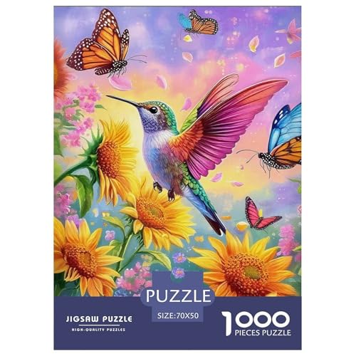 Puzzle Für Erwachsene 1000 Teilige KolibriErwachsene Puzzles Puzzlespiele Animal Theme Für Familie Freunde Für Erwachsene Kinder 70x50cm/1000pcs von TZOVPCDFA