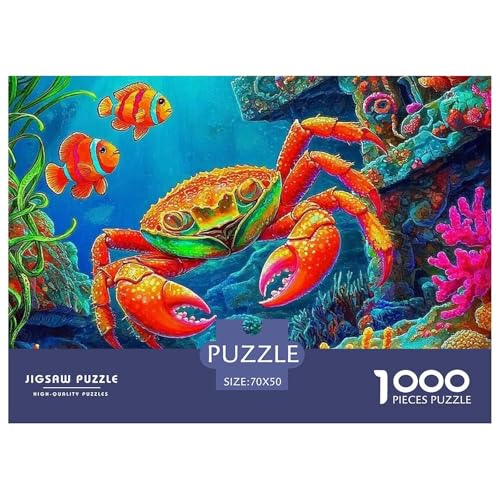 Puzzle Für Erwachsene 1000 Teilige Krabben Pädagogisches Spiel Animal Theme Geschenke Für Damen Für Erwachsene Kinder 70x50cm Puzzle Für Erwachsene 1000 Teilige Krabben Pädagogisches Spiel Animal Theme Geschenke Für Damen Für Erwachsene Kinder 70x50cm von TZOVPCDFA