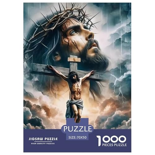 Puzzle Für Erwachsene 1000 Teilige Kreuz Pädagogisches Spiel Jesus Geschenke Für Damen Für Erwachsene Kinder 70x50cm Puzzle Für Erwachsene 1000 Teilige Kreuz Pädagogisches Spiel Jesus Geschenke Für Damen Für Erwachsene Kinder 70x50cm von TZOVPCDFA