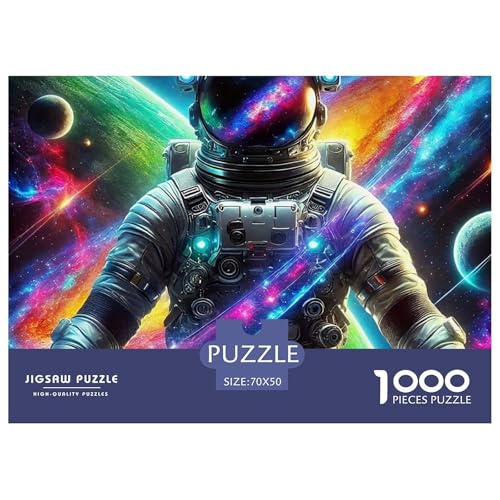 Puzzle Für Erwachsene 1000 Teilige Planeten Puzzlespiele Astronaut Geschenke Für Damen Für Erwachsene Und Kinder Ab 14 Jahren 70x50cm von TZOVPCDFA