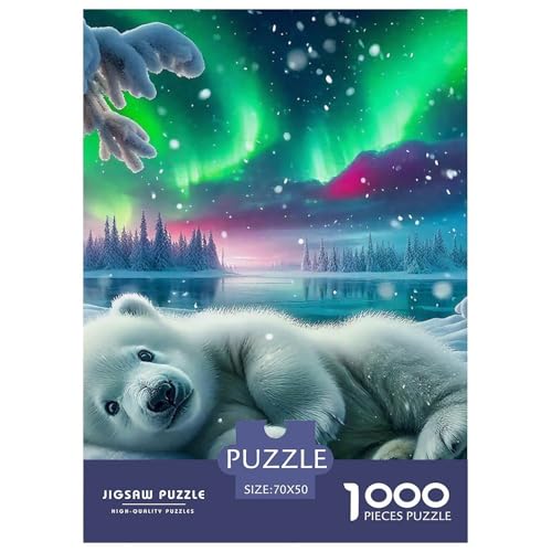 Puzzle Für Erwachsene 1000 Teilige Polar Bären Lernspiel Wildlife Theme Geschenke Für Männer Für Erwachsene Kinder 70x50cm Puzzle Für Erwachsene 1000 Teilige Polar Bären Lernspiel Wildlife Theme Geschenke Für Männer Für Erwachsene Kinder 70x50cm von TZOVPCDFA