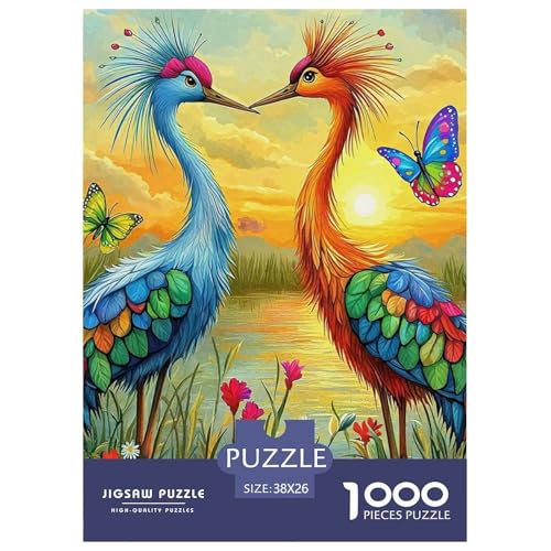 Puzzle Für Erwachsene 1000 Teilige Rotgekrönter Kran Pädagogisches Spiel Crane Themed Geschenke Für Damen Für Erwachsene Kinder 38x26cm Puzzle Für Erwachsene 1000 Teilige Rotgekrönter Kran Pädagogisches Spiel Crane Themed Geschenke Für Damen Für Erwachsene Kinder 38x26cm von TZOVPCDFA