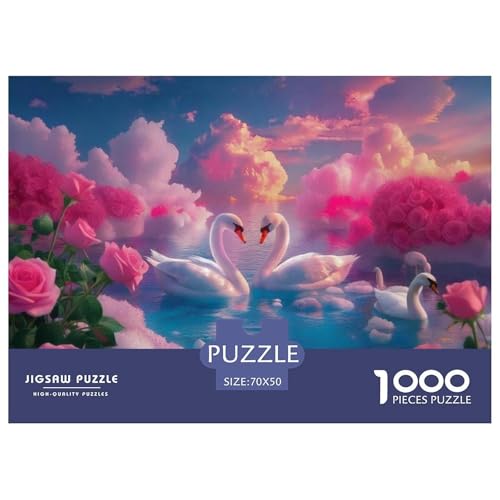 Puzzle Für Erwachsene 1000 Teilige SchwanErwachsene Puzzle Lernspiel Rose Für Familie Freunde Für Erwachsene Kinder 70x50cm/1000pcs Puzzle Für Erwachsene 1000 Teilige SchwanErwachsene Puzzle Lernspiel Rose Für Familie Freunde Für Erwachsene Kinder 70x50cm/1000pcs von TZOVPCDFA