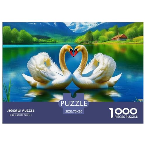 Puzzle Für Erwachsene 1000 Teilige SchwanErwachsene Puzzle Pädagogisches Spiel Lakeside Geschenke Für Damen Für Erwachsene Kinder 70x50cm/1000pcs Puzzle Für Erwachsene 1000 Teilige SchwanErwachsene Puzzle Pädagogisches Spiel Lakeside Geschenke Für Damen Für Erwachsene Kinder 70x50cm/1000pcs von TZOVPCDFA