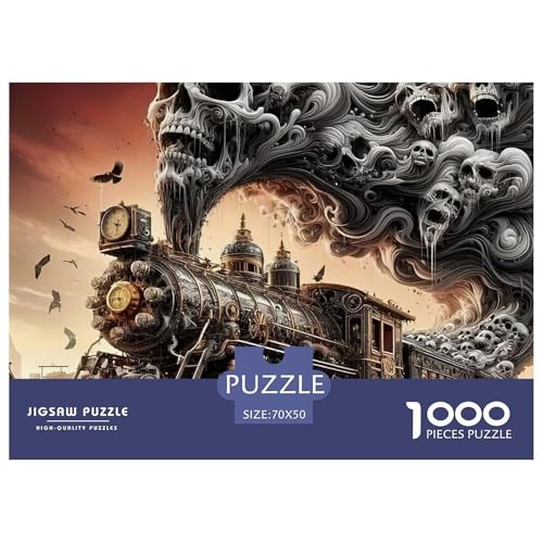 Puzzle Für Erwachsene 1000 Teilige Skelett Pädagogisches Spiel Fantasy Style Geschenke Für Damen Für Erwachsene Kinder 70x50cm Puzzle Für Erwachsene 1000 Teilige Skelett Pädagogisches Spiel Fantasy Style Geschenke Für Damen Für Erwachsene Kinder 70x50cm von TZOVPCDFA