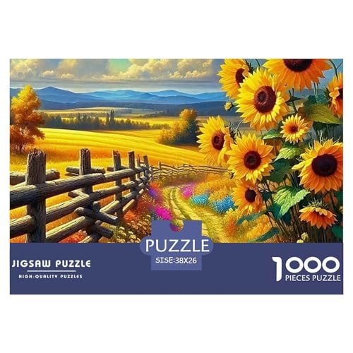 Puzzle Für Erwachsene 1000 Teilige SunBlumen Pädagogisches Spiel Beautiful Blumen Geschenke Für Männer Für Erwachsene Kinder 38x26cm Puzzle Für Erwachsene 1000 Teilige SunBlumen Pädagogisches Spiel Beautiful Blumen Geschenke Für Männer Für Erwachsene Kinder 38x26cm von TZOVPCDFA