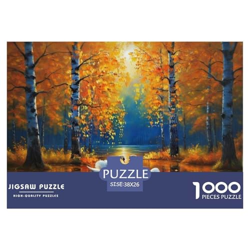 Puzzle Für Erwachsene 1000 Teilige TyurinErwachsene Puzzle Lernspiel SchwanGeschenke Für Männer Für Erwachsene Kinder 38x26cm/1000pcs von TZOVPCDFA