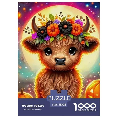 Puzzle Highland RinderPuzzle 1000 Teile Erwachsene Rätsel Halloween Impossible Puzzles Dekorieren Sie Puzzles Für Erwachsene Und Kinder Ab 14 Jahren 38x26cm/1000pcs Puzzle Highland RinderPuzzle 1000 Teile Erwachsene Rätsel Halloween Impossible Puzzles Dekorieren Sie Puzzles Für Erwachsene Und Kinder Ab 14 Jahren 38x26cm/1000pcs von TZOVPCDFA