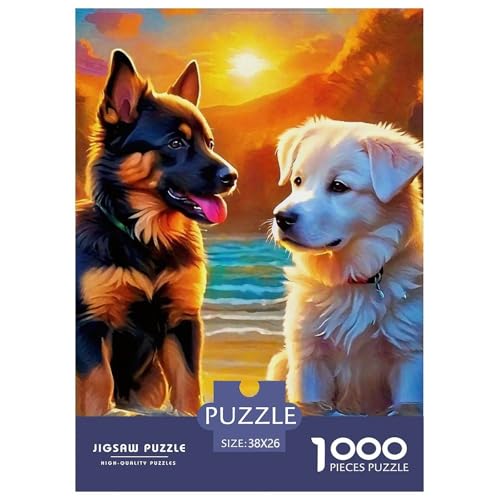 Puzzle HundPuzzle 1000 Teile Erwachsene Rätsel Cute Animal Theme Impossible Puzzles Geschenke Für Männer Und Damen Für Erwachsene Und Kinder 38x26cm/1000pcs Puzzle HundPuzzle 1000 Teile Erwachsene Rätsel Cute Animal Theme Impossible Puzzles Geschenke Für Männer Und Damen Für Erwachsene Und Kinder 38x26cm/1000pcs von TZOVPCDFA
