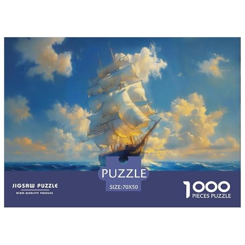 Puzzle Segelboot1000 Teile Erwachsene Nautical Theme Impossible Home Dekoration Für Erwachsene Und Kinder Ab 14 Jahren 70x50cm Puzzle Segelboot1000 Teile Erwachsene Nautical Theme Impossible Home Dekoration Für Erwachsene Und Kinder Ab 14 Jahren 70x50cm von TZOVPCDFA