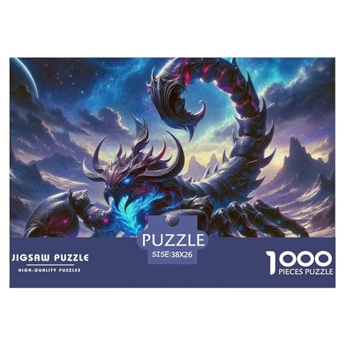 Puzzle Skorpion1000 Teile Erwachsene Animal Theme Klassische Home Dekoration Für Erwachsene Und Kinder Ab 14 Jahren 38x26cm Puzzle Skorpion1000 Teile Erwachsene Animal Theme Klassische Home Dekoration Für Erwachsene Und Kinder Ab 14 Jahren 38x26cm von TZOVPCDFA