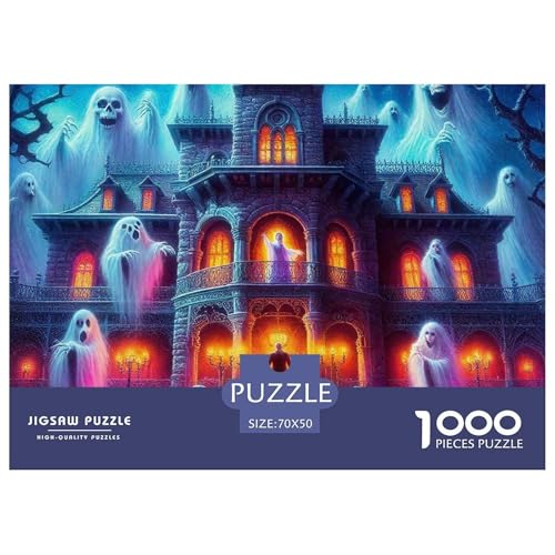 Puzzle Spooky SchlossPuzzle 1000 Teile Erwachsene Rätsel Halloween Impossible Puzzles Dekorieren Sie Puzzles Für Erwachsene Und Kinder 70x50cm/1000pcs Puzzle Spooky SchlossPuzzle 1000 Teile Erwachsene Rätsel Halloween Impossible Puzzles Dekorieren Sie Puzzles Für Erwachsene Und Kinder 70x50cm/1000pcs von TZOVPCDFA