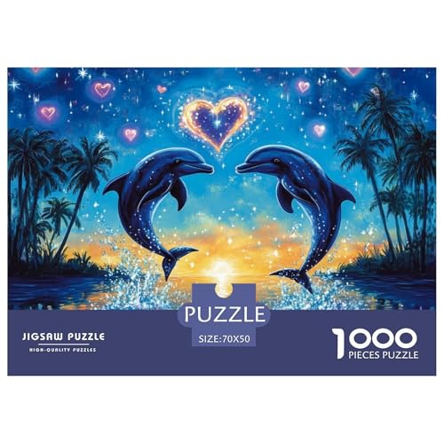 Puzzles 1000 Teile Erwachsene DelphinPuzzles Für Erwachsene Lernspiel Herausforderung Spielzeug 1000 Teile Marine Animal Puzzles Für Erwachsene Kinder 70x50cm/1000pcs Puzzles 1000 Teile Erwachsene DelphinPuzzles Für Erwachsene Lernspiel Herausforderung Spielzeug 1000 Teile Marine Animal Puzzles Für Erwachsene Kinder 70x50cm/1000pcs von TZOVPCDFA