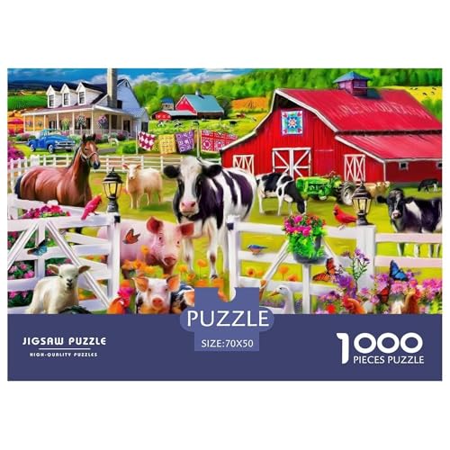 Puzzles 1000 Teile Puzzle BauernhofLagerfeuer-Aktivität Puzzle Cow Geschicklichkeitsspiel Für Die Ganze Familie Für Erwachsene Und Kinder Ab 14 Jahren 70x50cm/1000pcs Puzzles 1000 Teile Puzzle BauernhofLagerfeuer-Aktivität Puzzle Cow Geschicklichkeitsspiel Für Die Ganze Familie Für Erwachsene Und Kinder Ab 14 Jahren 70x50cm/1000pcs von TZOVPCDFA