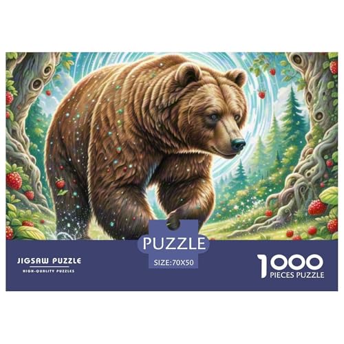 Puzzles 1000 Teile Puzzle Braun BärLagerfeuer-Aktivität Puzzle Wildlife Geschicklichkeitsspiel Heimdekoration Für Männer Und Frauen 70x50cm/1000pcs Puzzles 1000 Teile Puzzle Braun BärLagerfeuer-Aktivität Puzzle Wildlife Geschicklichkeitsspiel Heimdekoration Für Männer Und Frauen 70x50cm/1000pcs von TZOVPCDFA